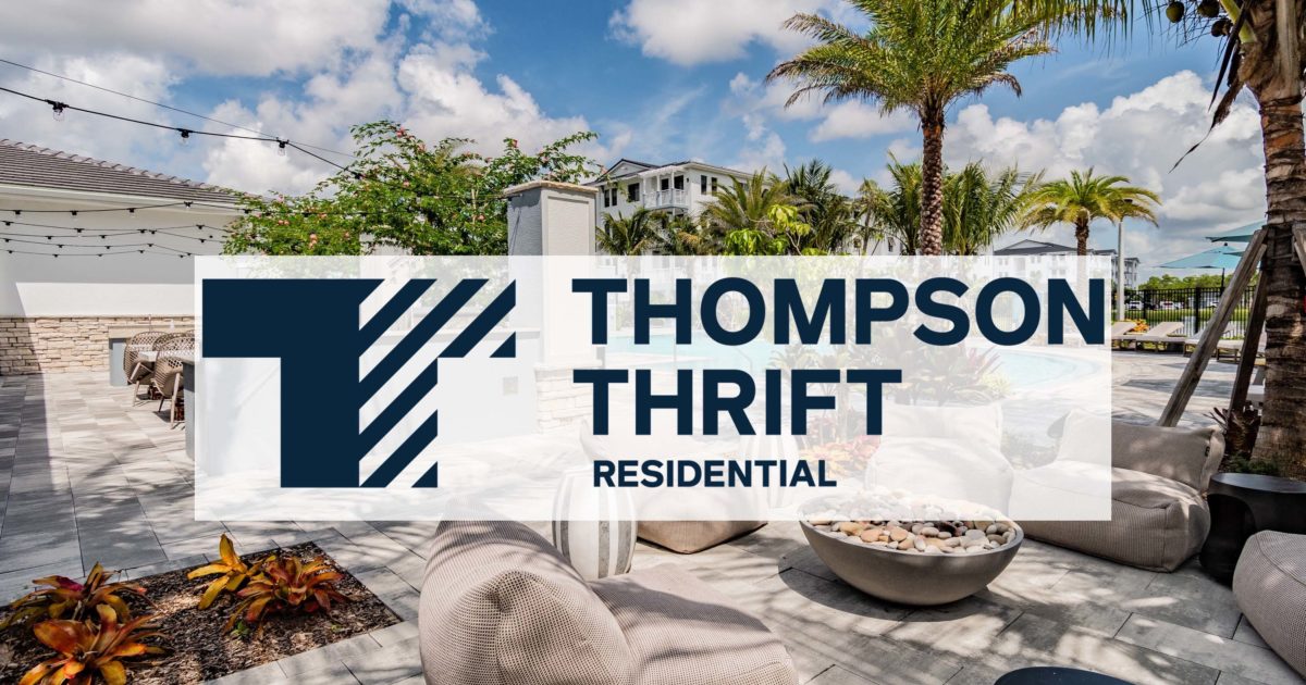 Thompson Thrift Renames Multifamily Affiliate,… Thompson Thrift